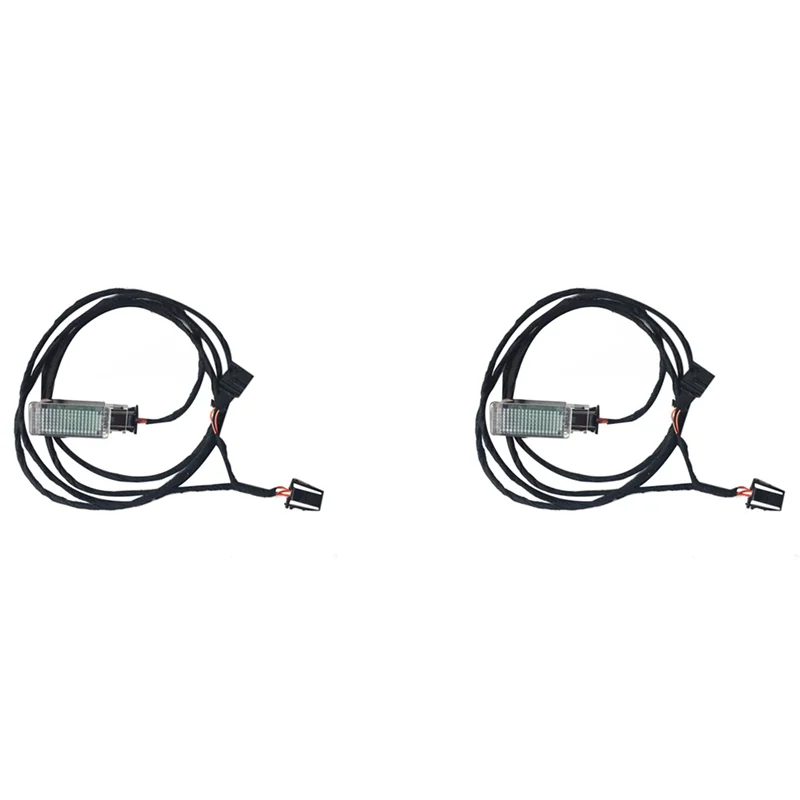 

LICE-2X Car Interior LED Footwell Light Foot Lamp Cable Harness For PASSAT B7 B8 CC Golf 7 MK7 7.5 Jetta Tiguan MK2 5GG947409