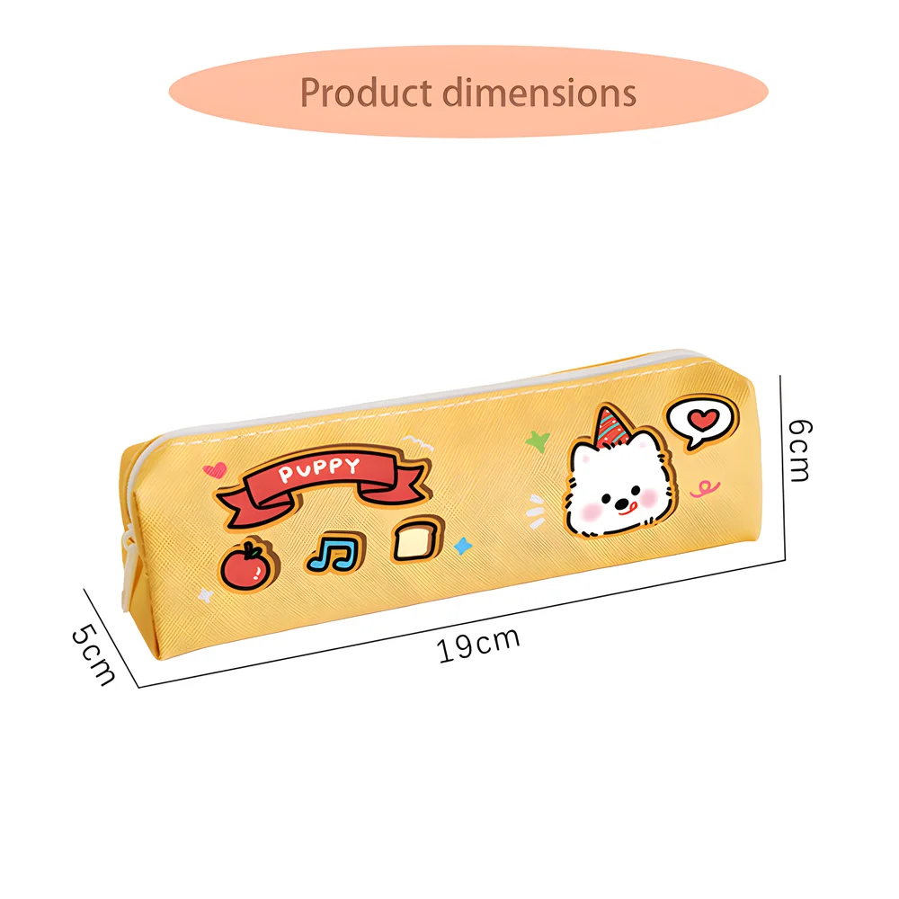 4 Stück niedlicher Welpe, große Kapazität, Bleistiftbeutel, Kinderbedarf, Belohnungsgeschenke für Studenten, ästhetischer Stifthalter, Büromaterial