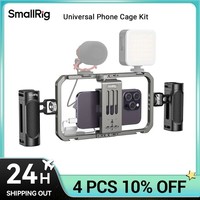 SmallRig Universal Phone Cage 2791B Smartphone Video Rig, Filmmaking Vlogging Case Stabilizer for Videomaker iPhone 16 Pro Max