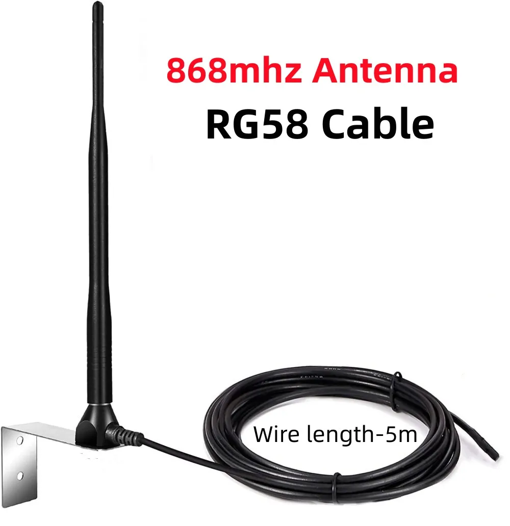 Per porta del garage, antenna a lungo raggio da 868 MHz, antenna esterna, ricevitore radio/telecomando potenziatore