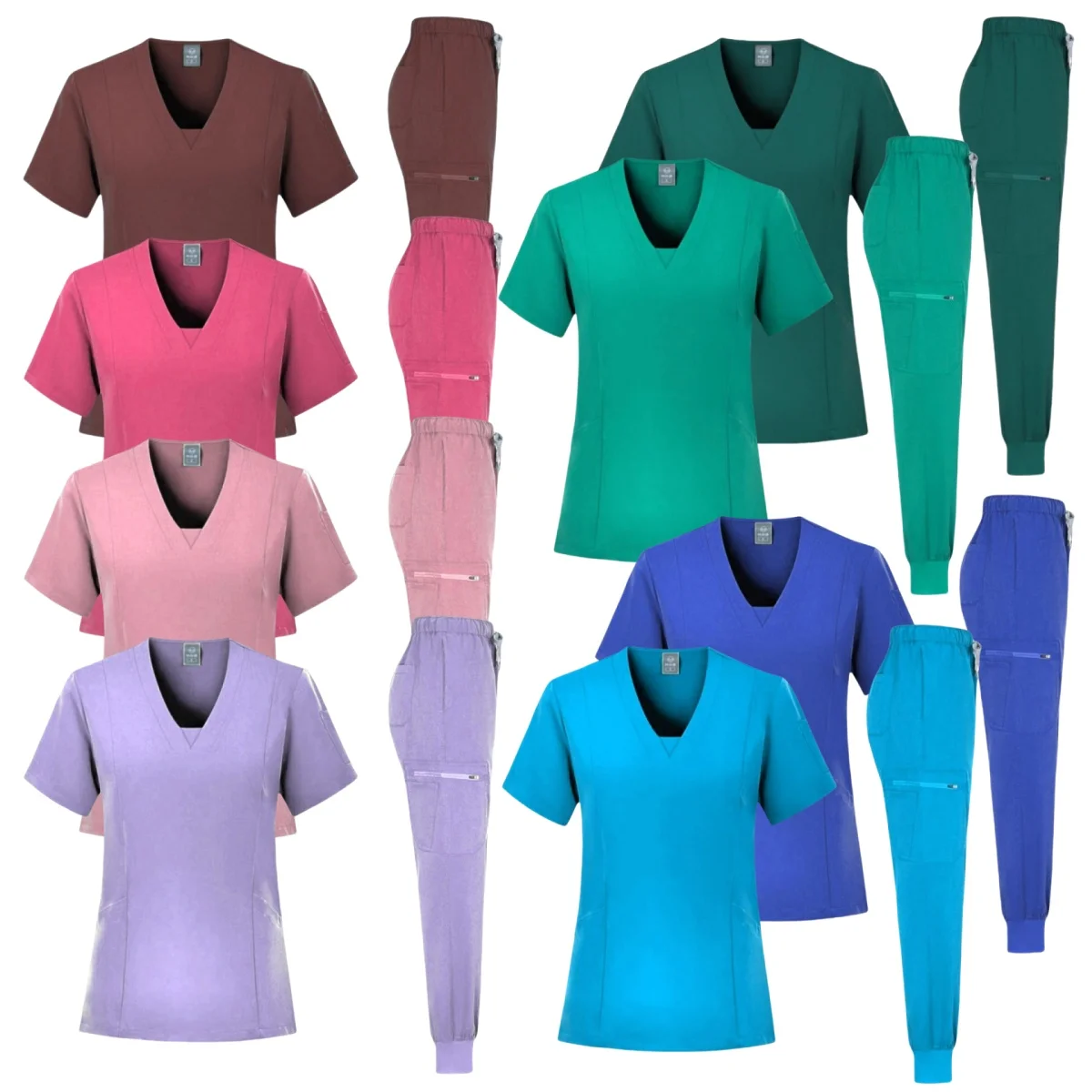 Wholesale Operating Room Medical Uniform Scrub Medical Hospital Working Scrubs Set Nurses Accessories Women Spa Joggers Suit