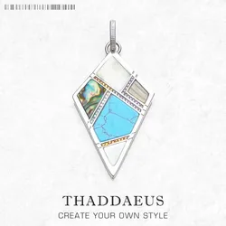 Meaningful Lucky Pendant,2020 Brand New Fashion Jewelry Europe Graphic Design Bijoux Ethnic 925 Sterling Silver Gift For Woman