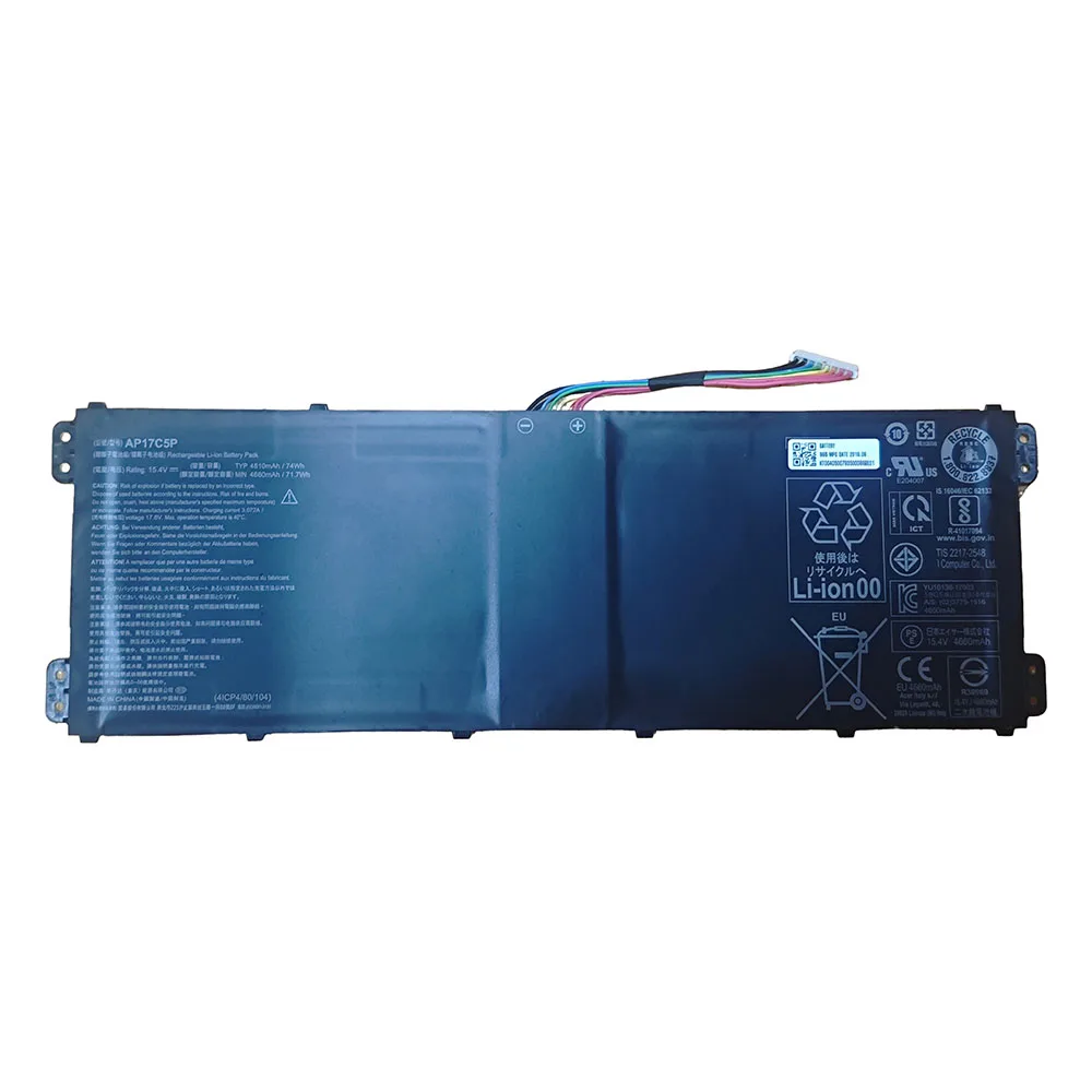 AP17C5P Laptop Battery For Acer Predator Helios 500 Ph517-51-79by AP17C 15.4V 74Wh