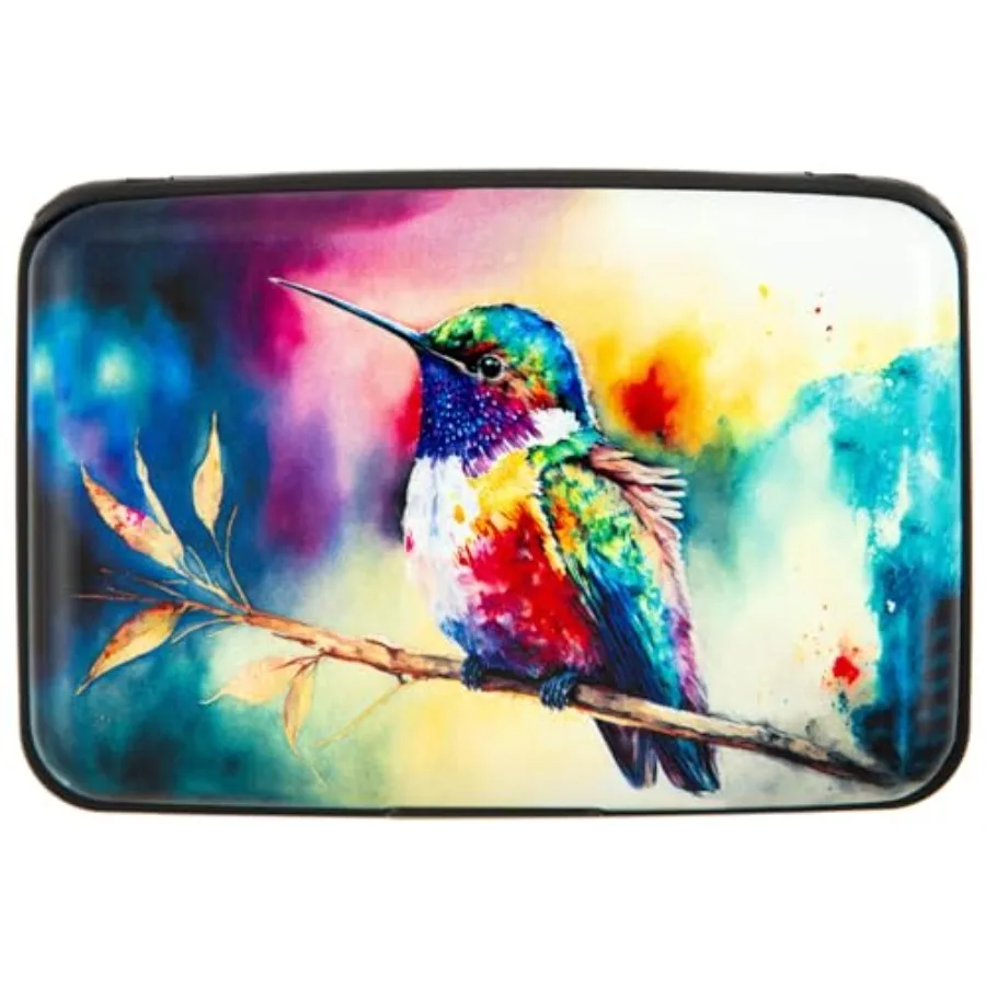 Credit Card Holder for Women Men RFID Blocking Wallet Small Business Metal Slim Mini Aluminum Hard Case