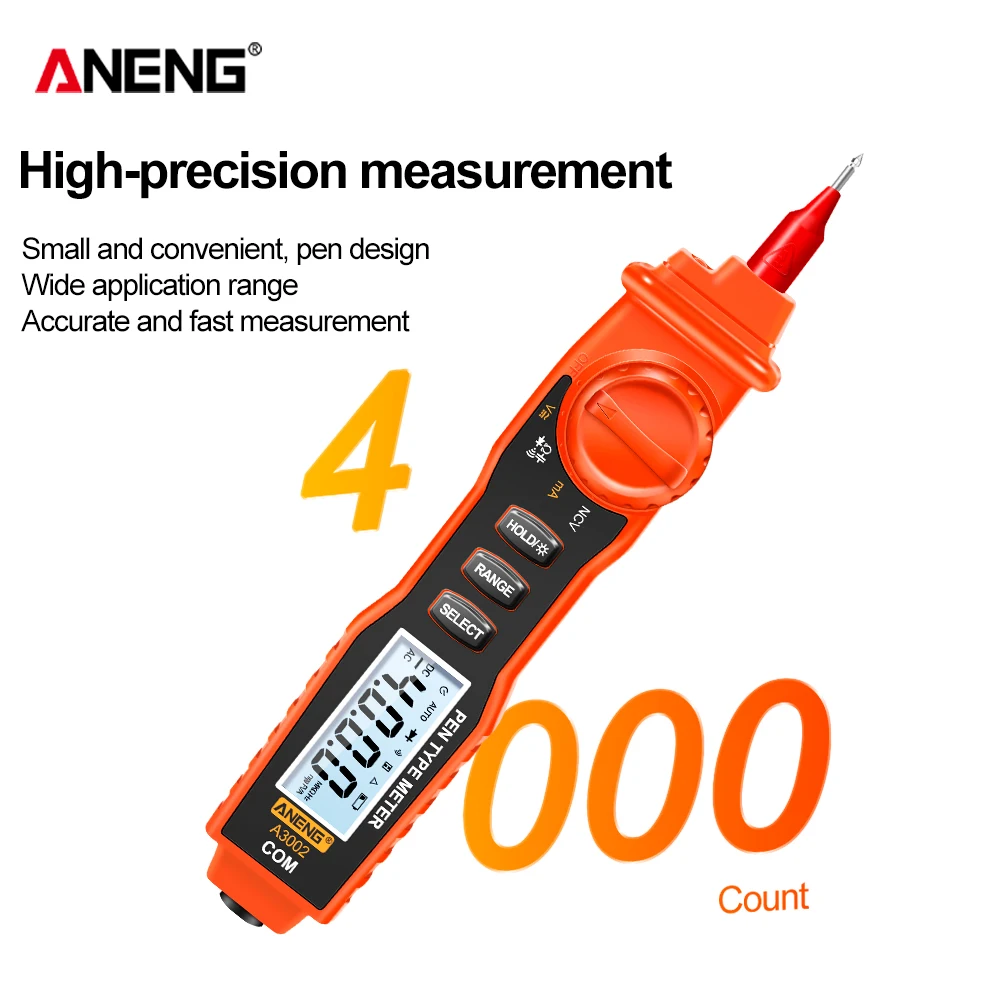 Multi functional electrician professional testing tool A3002 intelligent digital multimeter AC/DC voltage tester