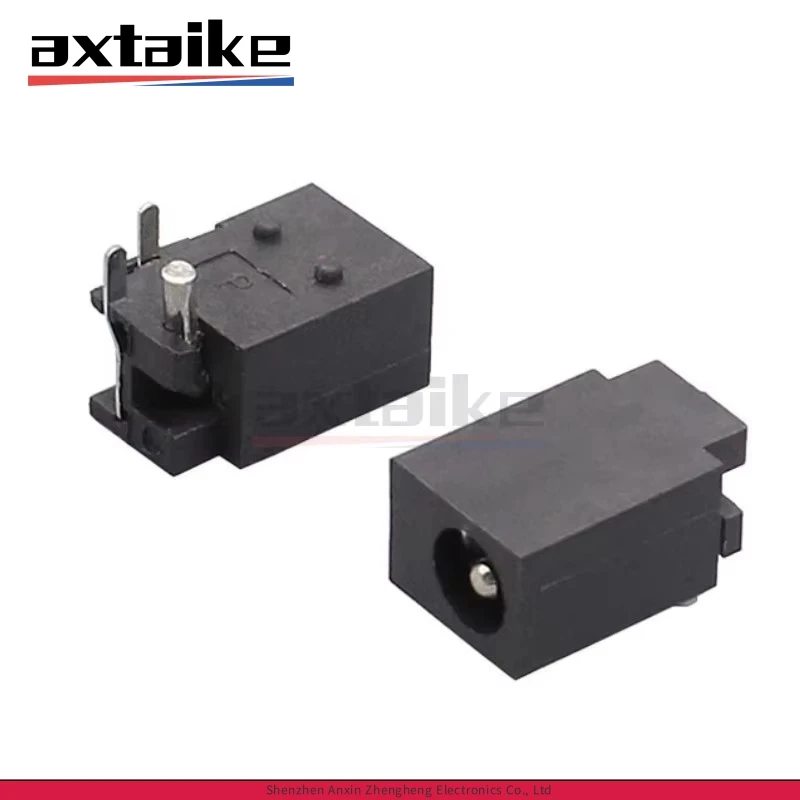 

10PCS DC-023 4.0*1.7mm DC Power Charger Female Jack Socket Connector Black DC023 DC-023A 4.4×1.65mm Horizontal Type 3Pin