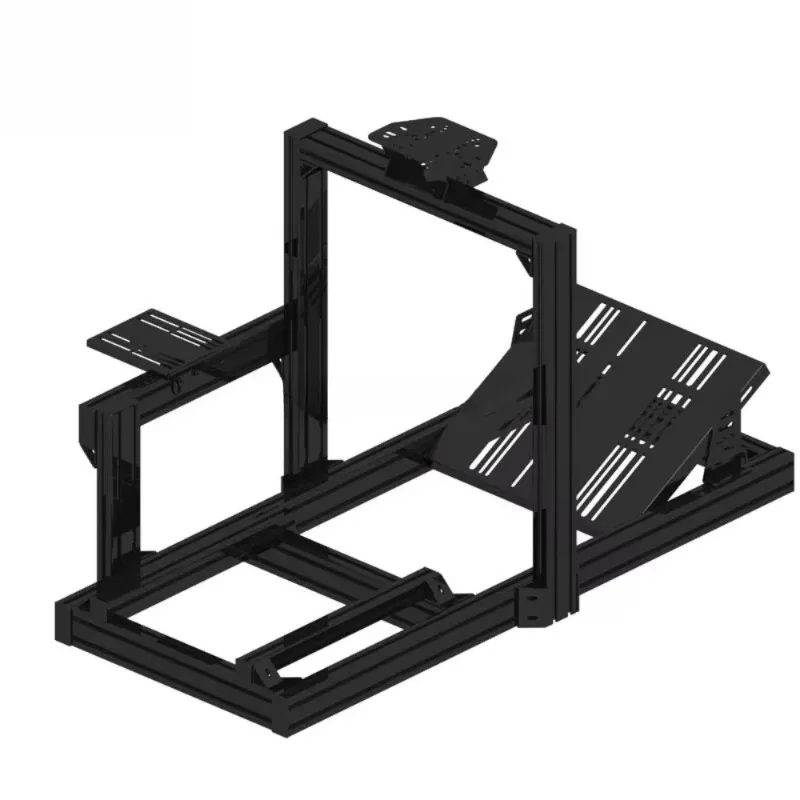Game Driving Sim Racing Eulator Rig Kit Wheel and Pedal Accessories Gloves TV Stand Sim Racing Cockpit Aluminum Seats