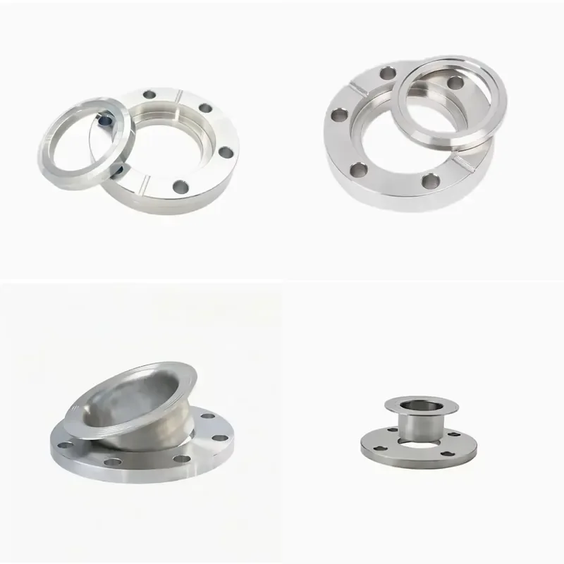 304 Stainless Steel Rotatable High Vacuum Flange ISO-F CF Split Loose Flange for Vacuum Chamber