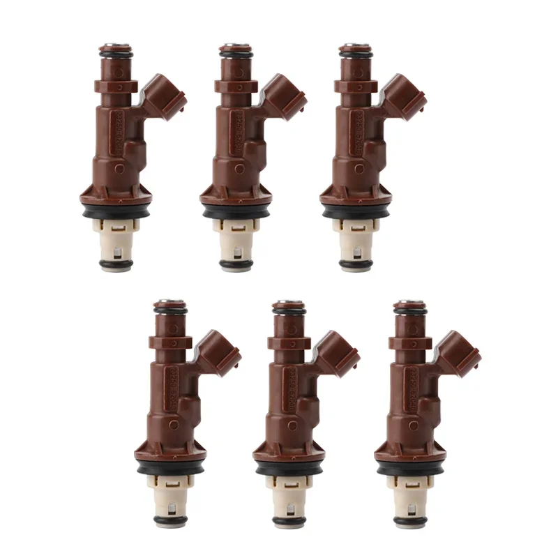 

6pcs/lot 23250-62040 Fuel Injector Nozzle For Toyota Tundra 4Runner 3.4L V6 Tacoma 23209-62040 FJ585 2325062040 1580561