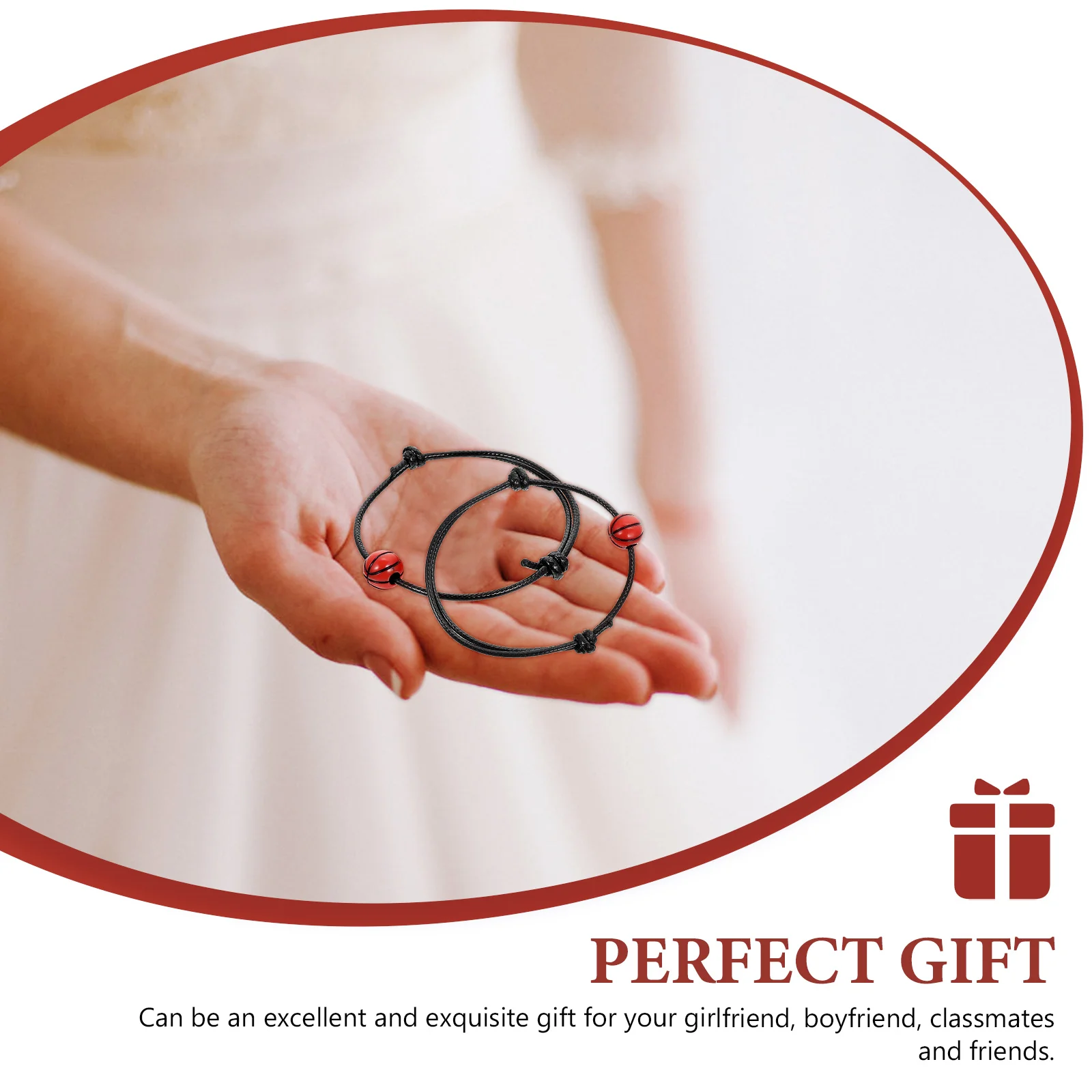 

24 шт. браслеты баскетбольный браслет-подвеска безделушки для малышей для мальчиков спортивные черные женские