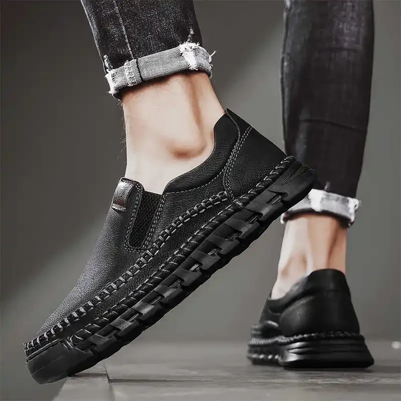

High Cut Without Laces Tennis Skateboard Basketball Men's Tennis Shoes Kit Autumn Spring Sneakers Sport Fashion-man Loufers