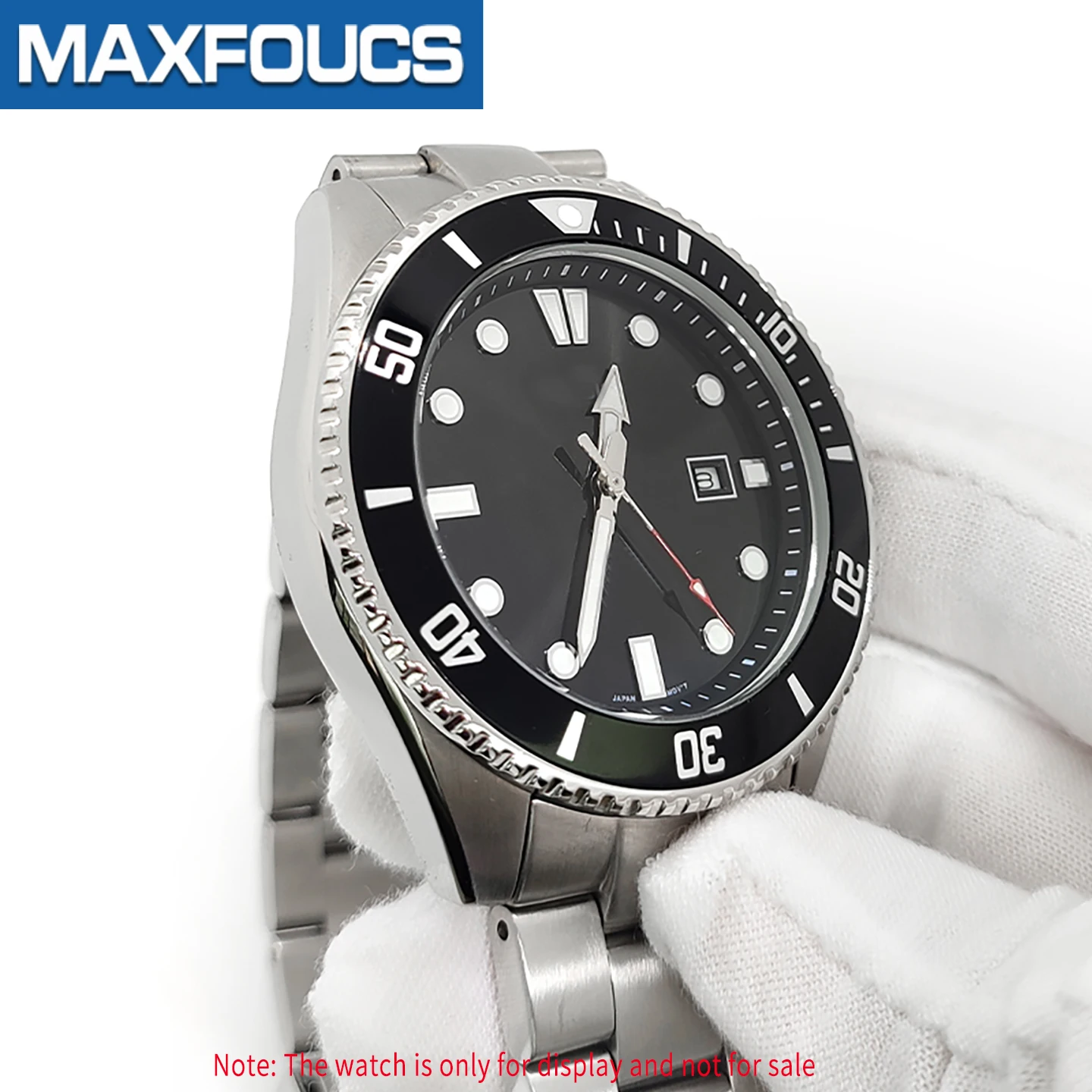 Saphirglas für MDV-106 Swordfish Flat Double Dome Brand Duro Dolphin 200m Taucheruhr Blau Rot AR-Beschichtung Uhrenteile – Detail 7