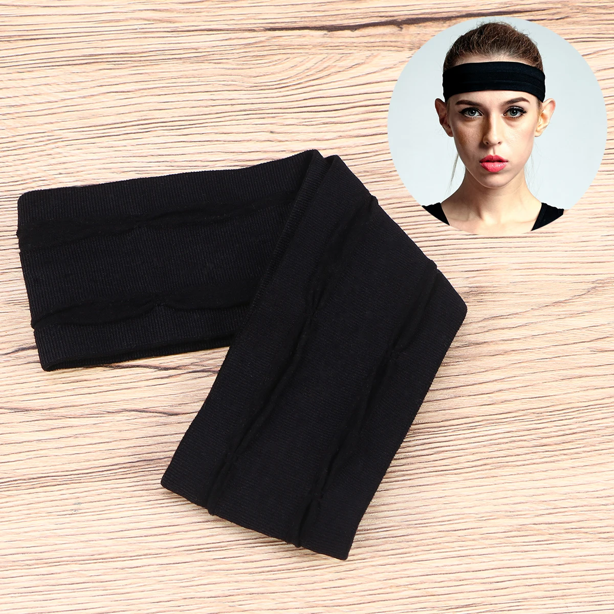 

Sports Headband Elastic Hairband for Yoga Running Absorb Sweat Non-Slip Silicone Bandana Headbands Mens Women Fitness
