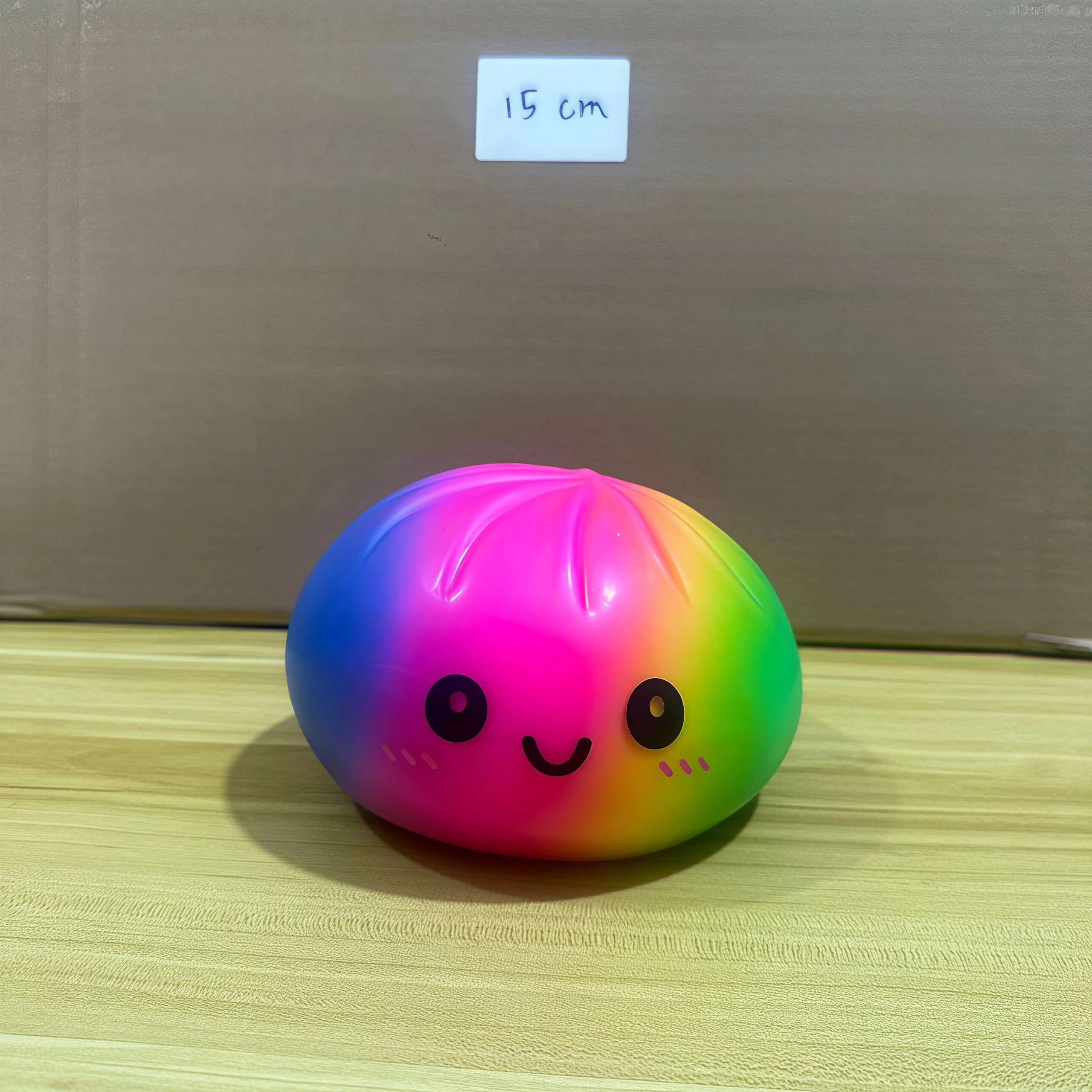 15/25cm Riesiger Regenbogen-Dumpling Squishy Langsam Zurückfedernder Weicher Quetsch-Dekompressionsball Stressabbau Sensorisches Squeeze-Spielzeug Geschenke