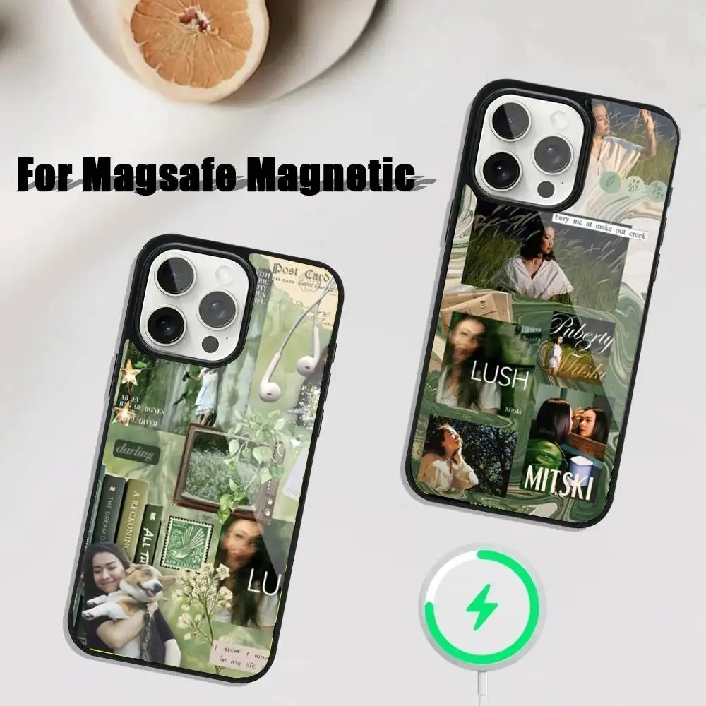 

Hip Hop Singer M-Mitski Phone Case For iPhone 16,15,14,13,12,11,Plus,Pro,Max Mini Magsafe Magnetic Wireless Charging