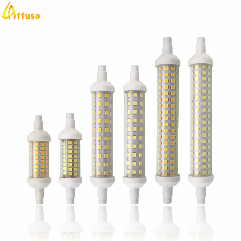1-10pcs R7S LED Lamp 6W 9W 12W 220V Lampada 78mm 118mm 135mm Led Light Bulb R7s Corn Light Energy Saving Replace Halogen Light