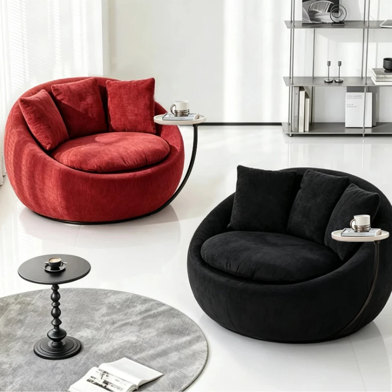 Oversized Chaise Lounge Sofa Chair Floor Swivel Luxury Living Room Chair Relaxing Design Unique Sillones De Sala Home Furniture