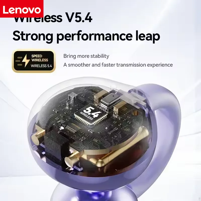 Lenovo Wireless Ear Clip Bluetooth Earphones Hi-Res Ultra Open