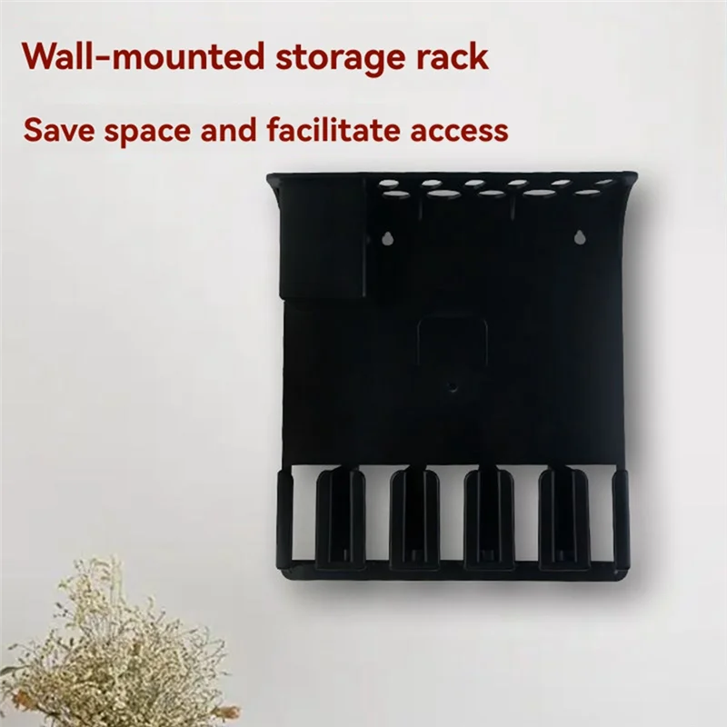 Soporte para cortadora eléctrica de montaje en pared profesional, organizador de belleza para salón, herramientas de estilismo de peluquería, estante de almacenamiento