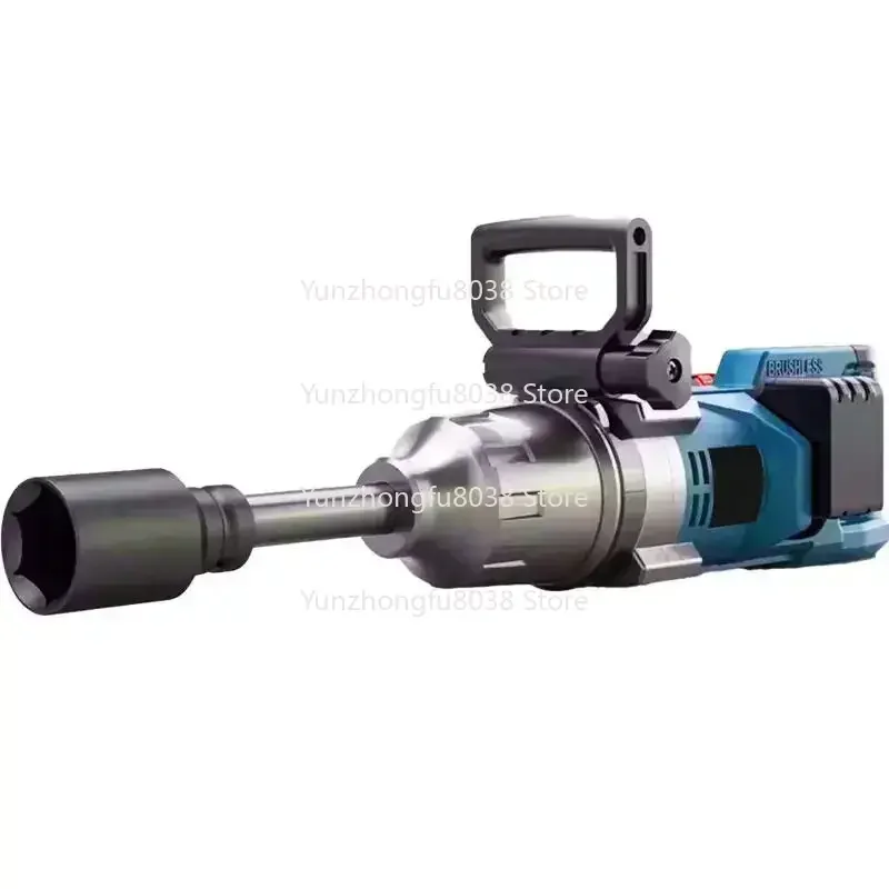 42V 1600W High Torque Brushless Electric Power Impact Wrench 1 Inch Cordless Battery Operated Tool for Automotive Repair