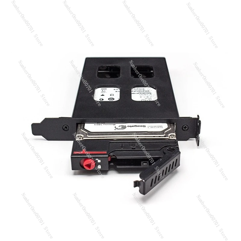 

PCI Single Disk Hard Drive Enclosure Internal Hard Drive Extractor Expansion Bracket Compatible with2.5inch SATA/SSD Hard Drives
