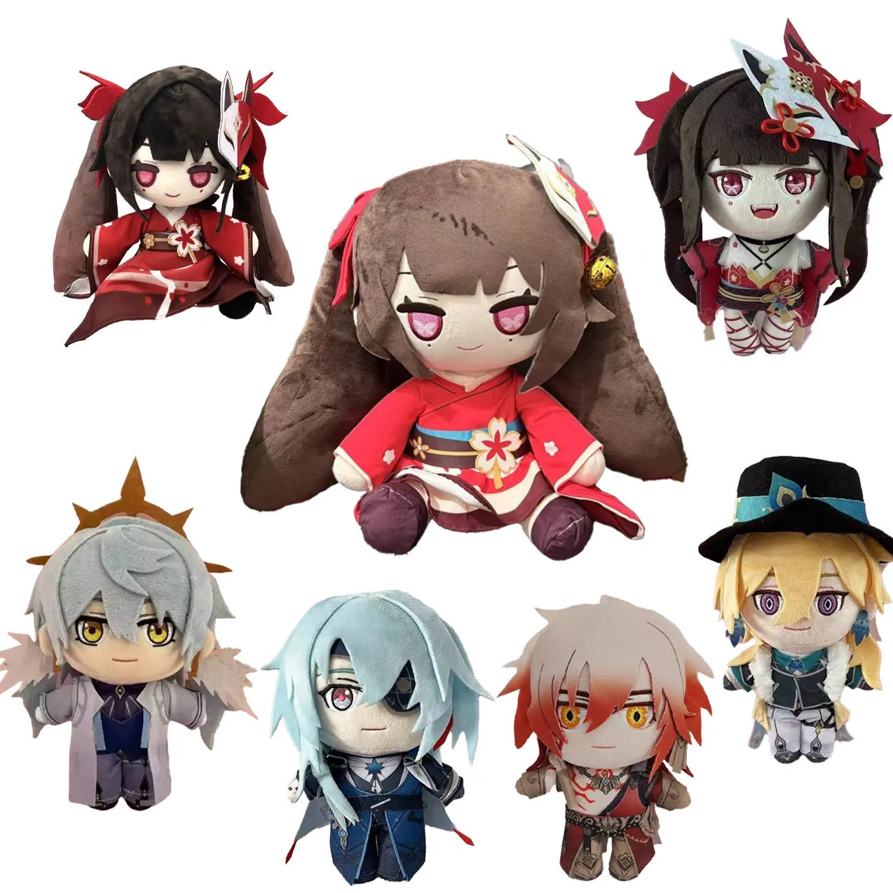 

20 см/40 см игра для девочек Honkai: Star Rail Fumo Spakle плюшевая кукла косплей аниме Phainon Mydei Sunday Anaxa мягкие игрушки рождественские подарки