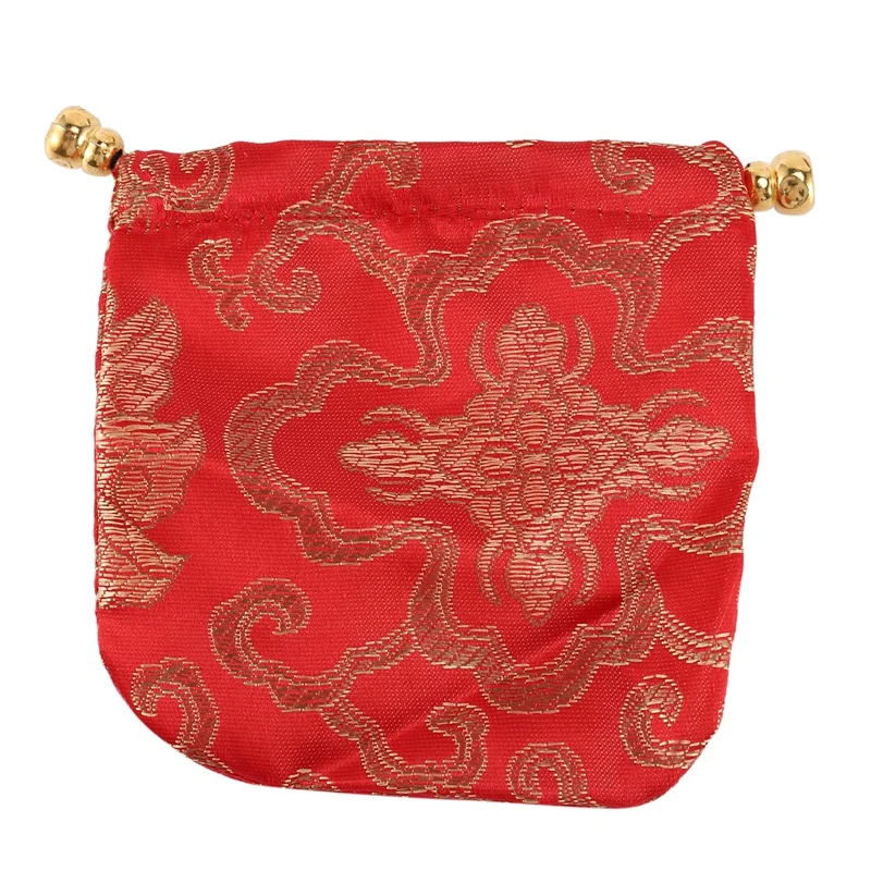 ABXH 24 шт. шелковая парчовая сумка для ювелирных изделий, кошелек для монет на шнурке, подарочный пакет, набор