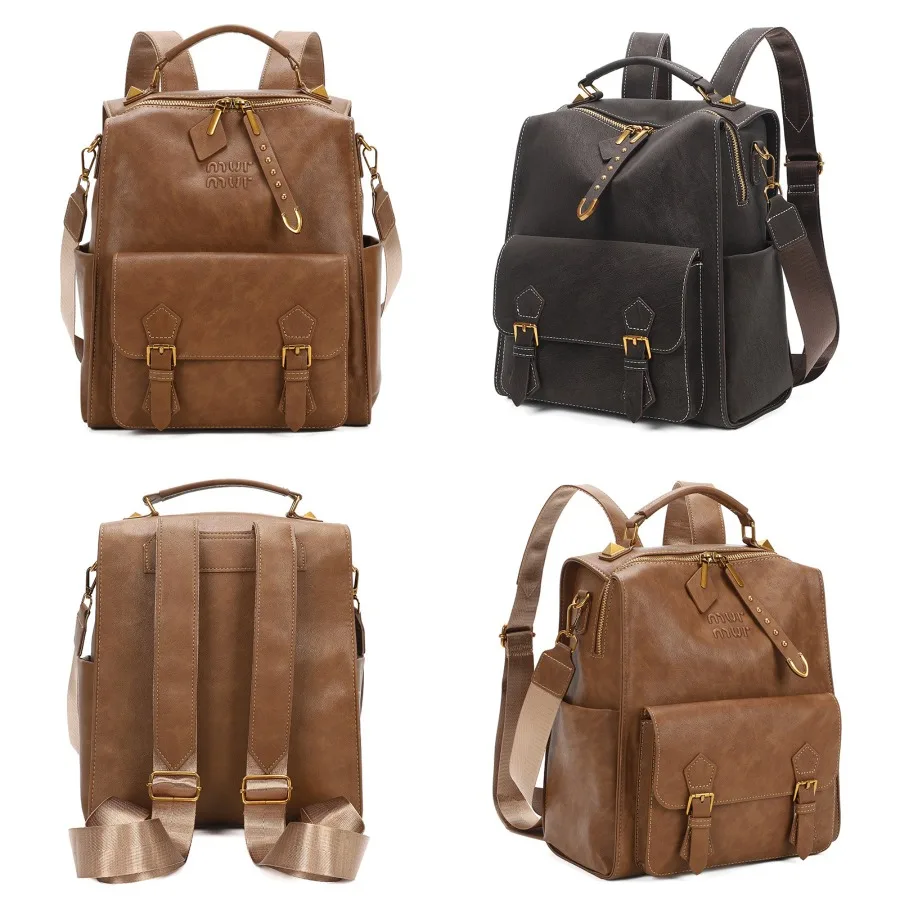 

【Новый стиль】Корейский рюкзак для женщин 2026 года, новый ретро-рюкзак в британском стиле для студентов колледжей, простой модный дорожный рюкзак