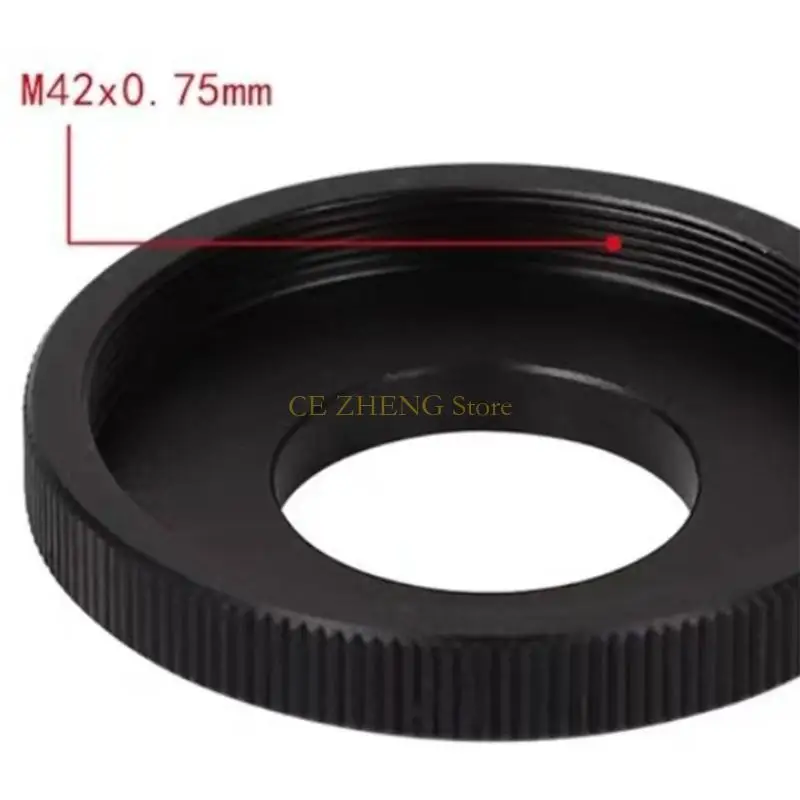 E56B Aluminum C Thread to T2 M42x0.75mm Lens Adapter Rings for Photographic Equipment