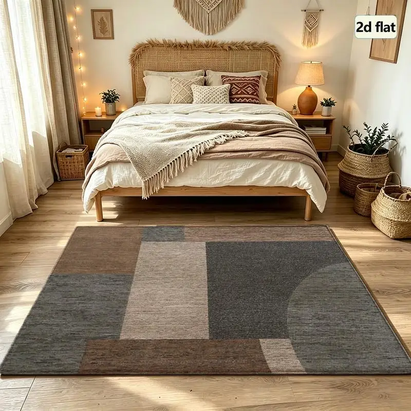 1 Piece of Geometric Abstract Pattern Woven Carpet, Soft and Comfortable, Suitable for All Seasons, Lightweight and Easy to Care For, Home Decor, Room Decor, Living Room, Bedroom, Dining Room, Autumn, Winter