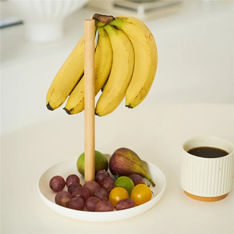ABBP-Fruit Bowl Banana Hanger Fruit Basket Simple Desktop Storage Tray Living Room Home Porch Key