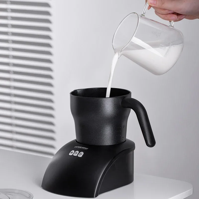 Espumador de leche eléctrico para café italiano, 220V, frío/caliente, totalmente automático, capuchino Latte