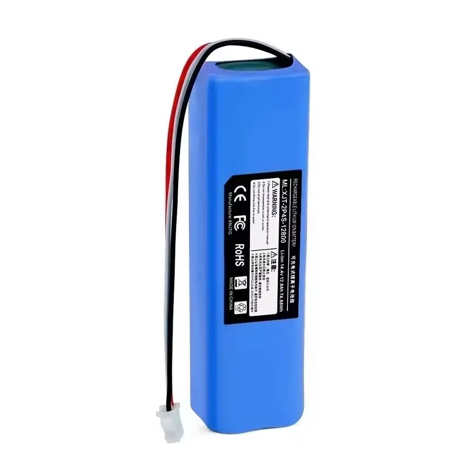 Batería de repuesto 14.4V 12800mAh para robot aspirador Xiaomi Lydsto R1 Pro HD-STYTJ-W03 S1 YM-S1-W03 G2, batería de calidad 2
