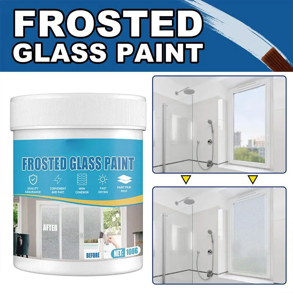 

Frosted Glass Film Paint Frosting Paint Window Film Frosted Glass Paint For Home Shower Kitchen Rental Room & Office