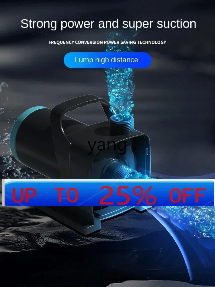 

CX frequency conversion water pump outdoor fish pond circulation filter water pump rockery waterfall flowing water landscape