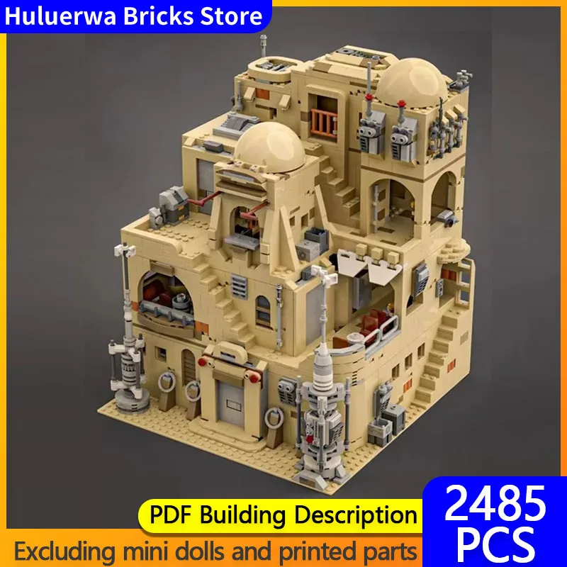 Popular Star Movie Model MOC Building Bricks Military Base Restaurant Modular Technology Gift Holiday Assemble Children Toy Suit