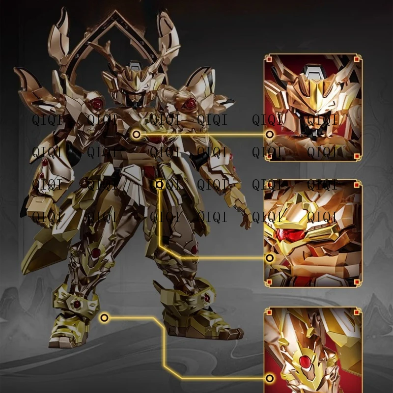 Animation Handgefertigtes zusammengebautes Modell Qinglong White Tiger Classic Collection Ornamente Geburtstagsgeschenk Anime Figur Modell Spielzeug