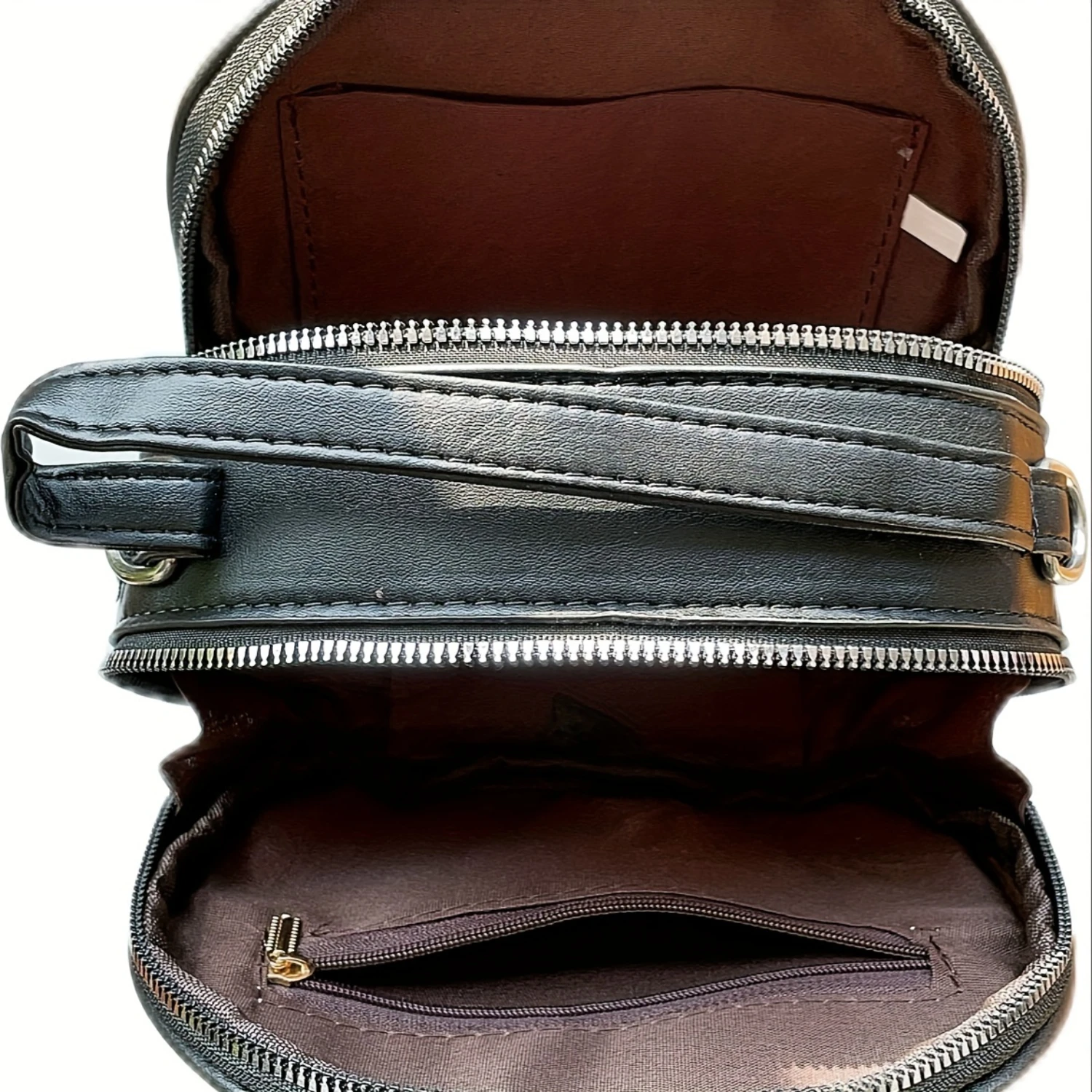 Pattern Handbag, Fashion Mini Crossbody Bag, Women's Zipper Shoulder Purse