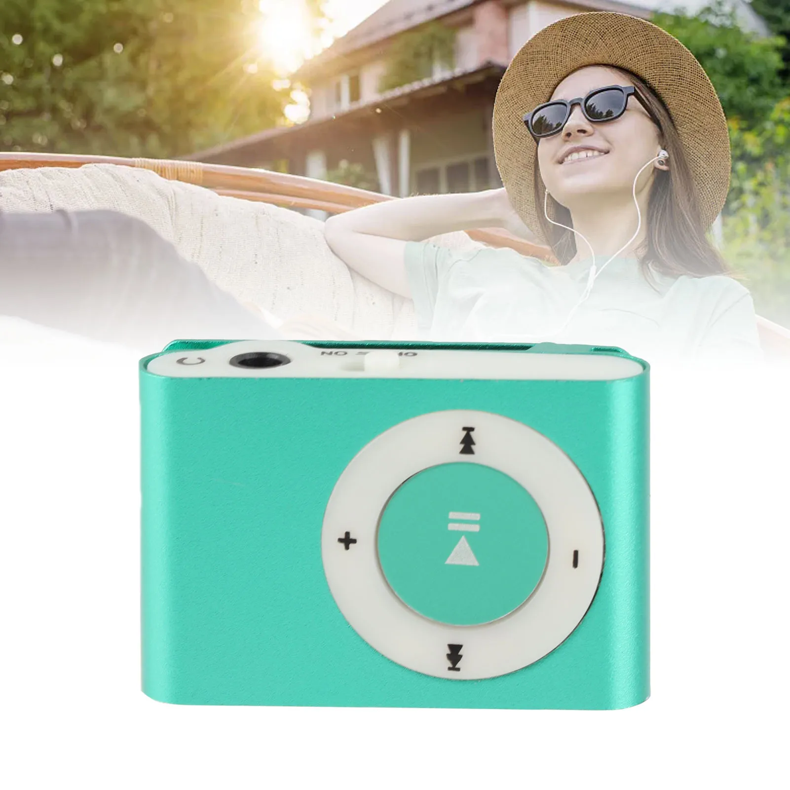 Mini Portable USB MP3 Player Mini Clip MP3 Waterproof Sport Compact Metal Mp3 Music Player with TF Card Slot