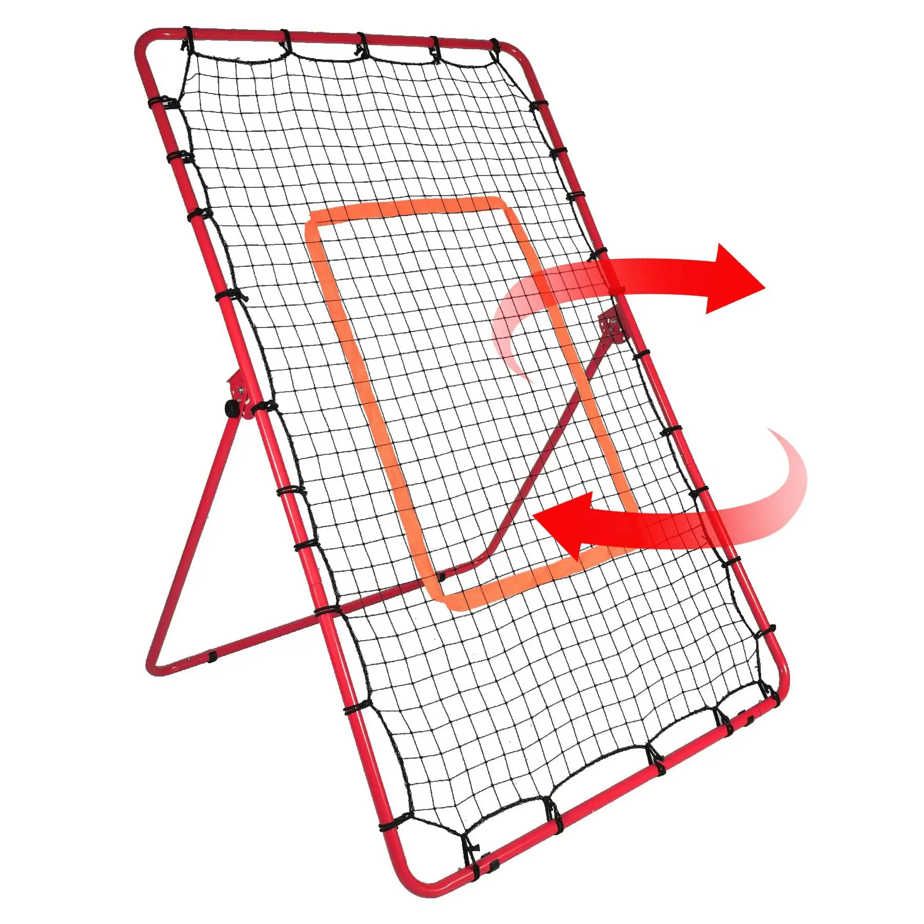 Portable Softball & Baseball Training Net for Practice & Throwing Sessions Rebound Feature Included