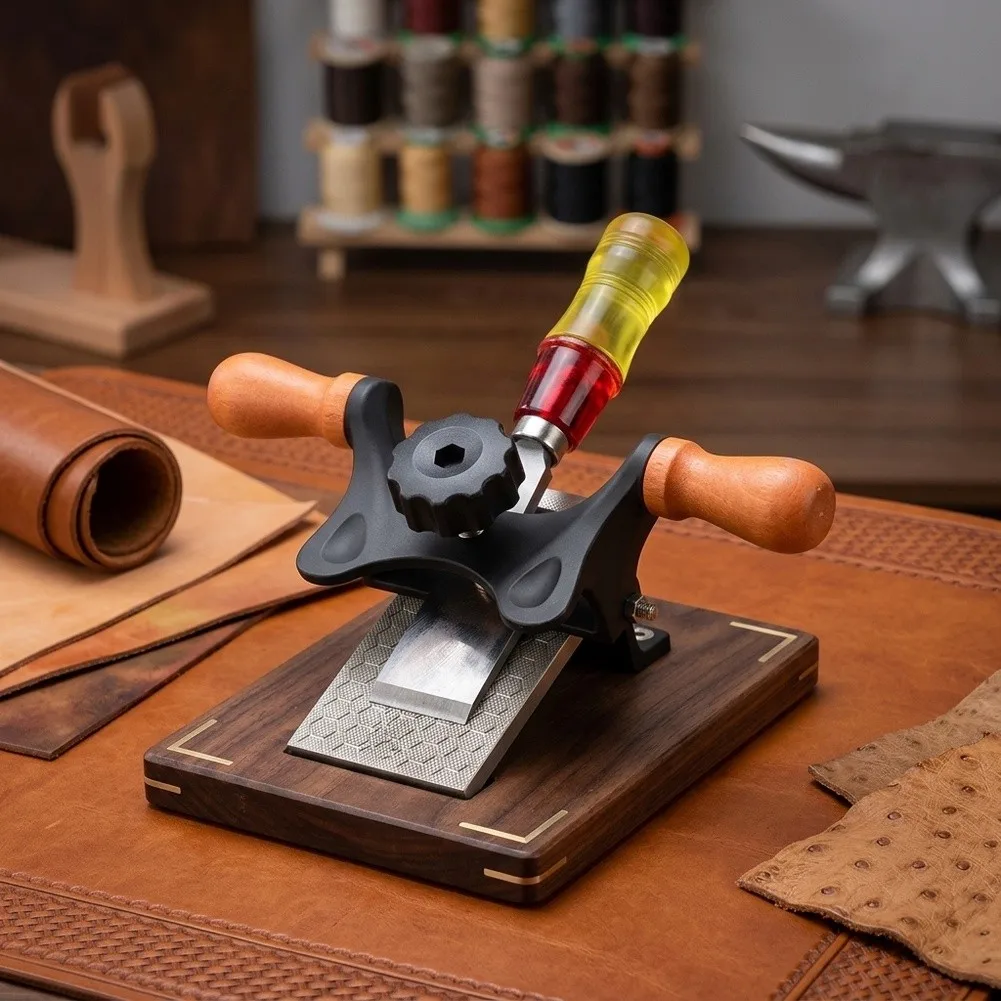 Woodworking Chisel With Angle Measurement Tool And Secure Locking Mechanism Aluminum Alloy Grinding Jig For Carpenter DIY