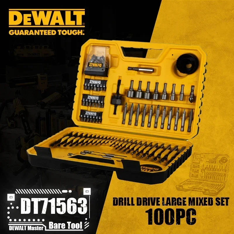 DEWALT juego de brocas para taladro, accesorios para herramientas eléctricas, DWANGFT100SET, DT71563, DT70758, DT70705, DT70732T, DT70730T, DT70702