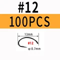 100 piezas tamaño 12