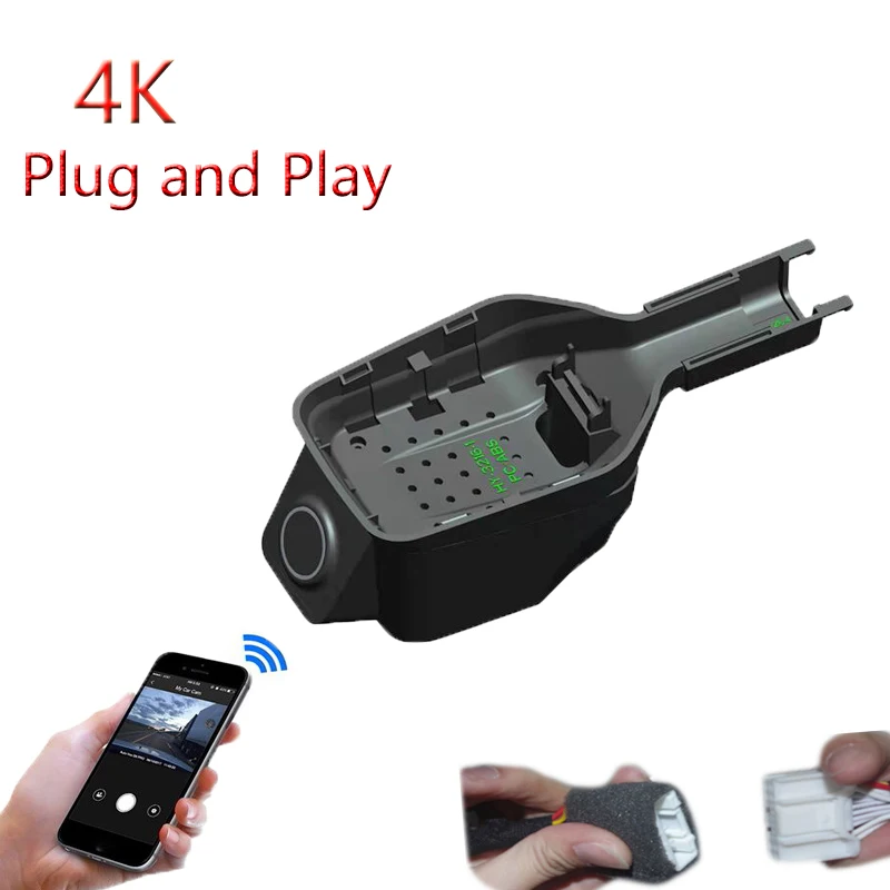 

4K Plug And Play For Geely Chery Tiggo 8 Plus Ariizo 5 GT OMODA 2019 2020 2021 Car Wifi DVR Video Recorder Dash Camera FHD 2160P