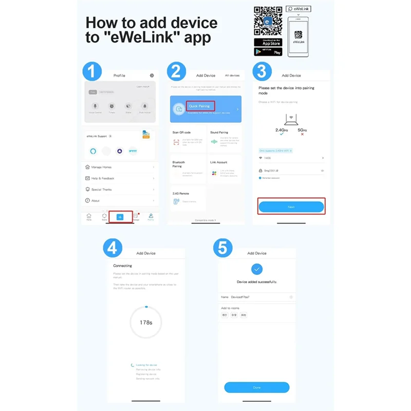 B29C-Wifi Przełącznik RF AC 85-250V Inteligentny Przełącznik 4 Kanały Przełącznik Wifi Przekaźnik RF Pilot Zdalnego Sterowania