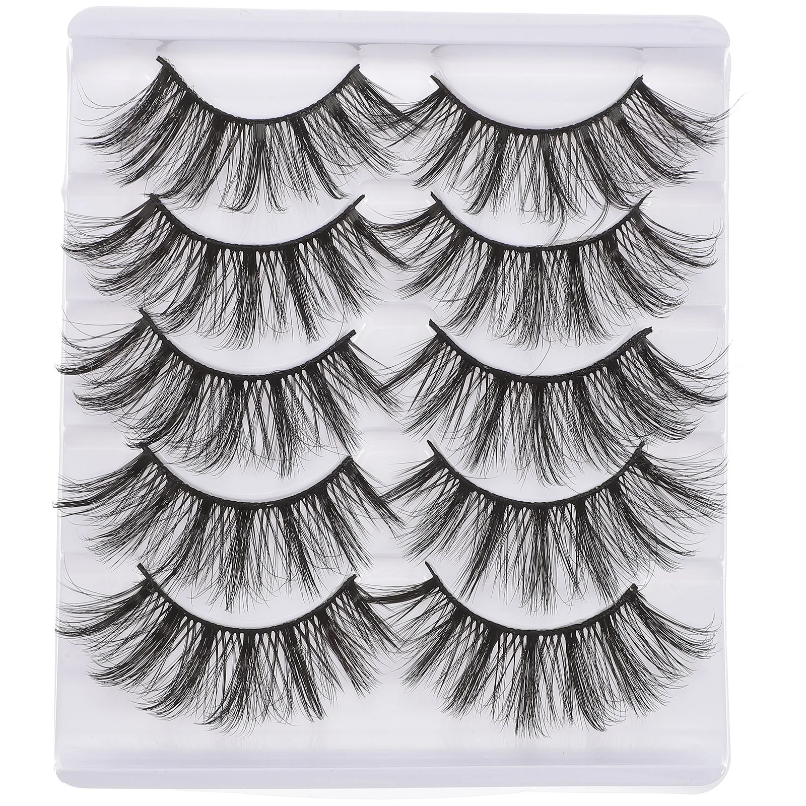 

1 Box Synthetic False Eyelash Extensions Thick Lashes Long-Lasting Natural Look Diy Artificial Lash For Women Makeup Cosmetics