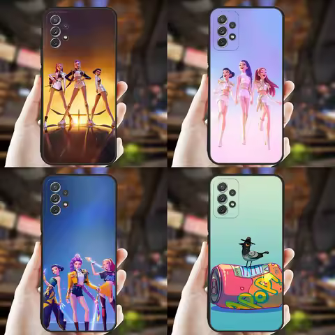 Kpop D-Demon H-Hunters Phone Case For Samsung S25,S24,S21,S22,S23,S30,Ultra,S20,Plus,Fe,Lite,Note,10,9,5G Black Cover