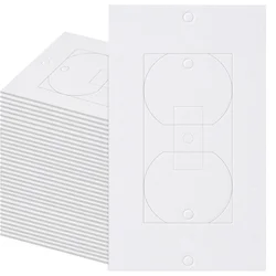 Outlet Insulators Draft Sealers, 100Pcs Electrical Outlet Insulation Pads, EVA Foam Gasket for Wall, Switch Socket Cover