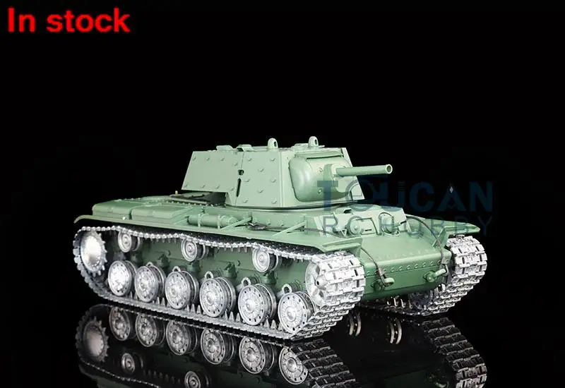 Heng Long-カスタマイズされたrcタンク,金属トラック,ホイール,ラジオ,カメラ,機関銃,bb,th17468,soviet KV-1,fpv,3878, 1:16, 7.0