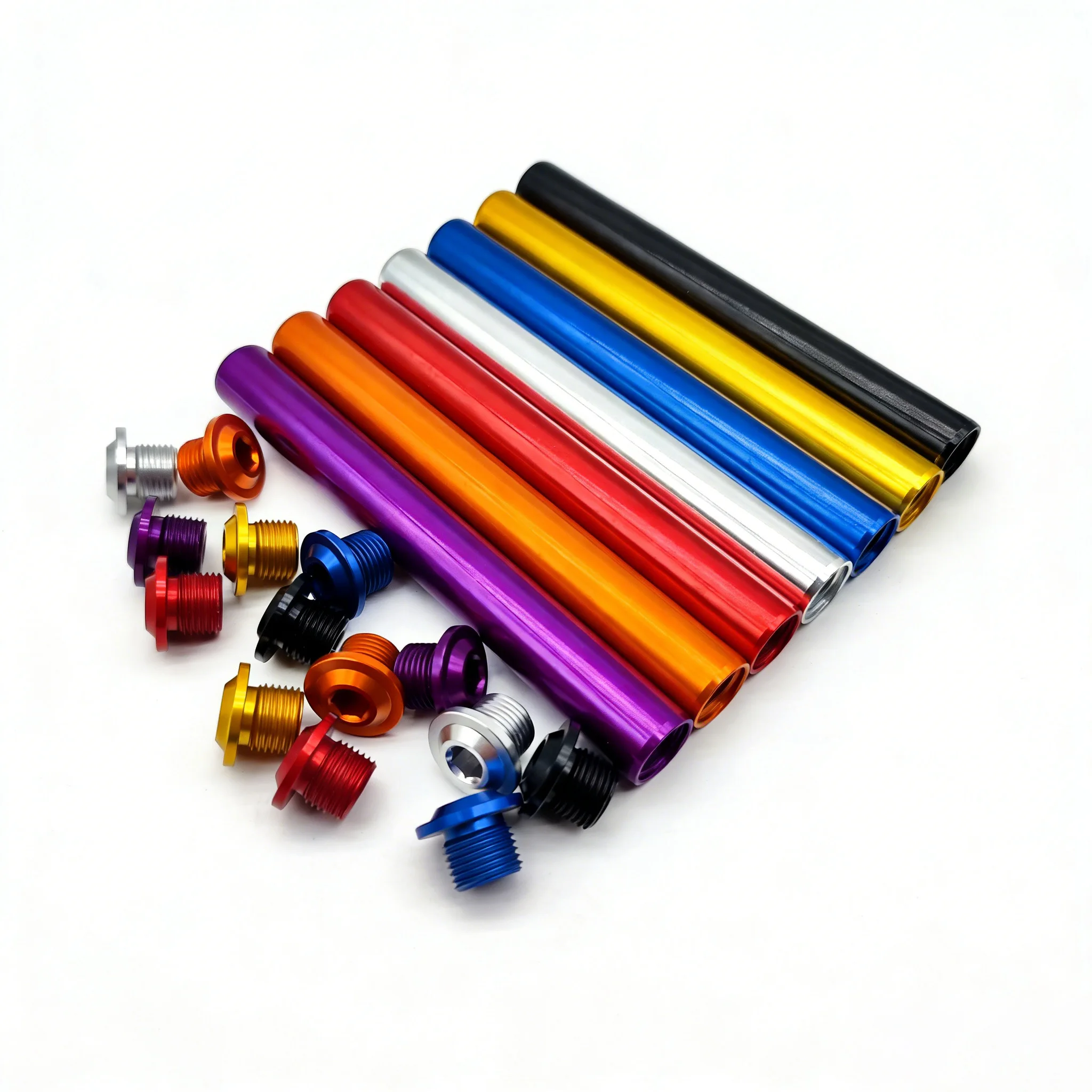 

Запчасти для мотоцикла Light Bee: передний вал и винты из анодированного алюминия 7075 с усилением FMO для модификации/обновления